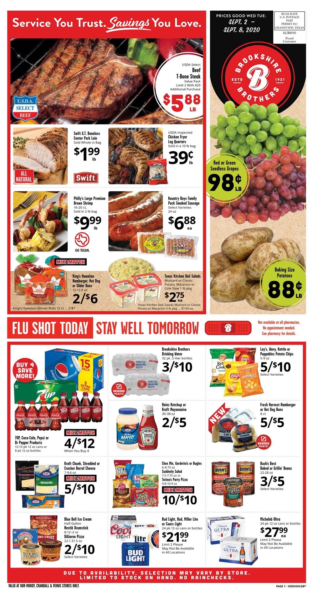 Brookshire Brothers Weekly Ad Sep 02 – Sep 08, 2020