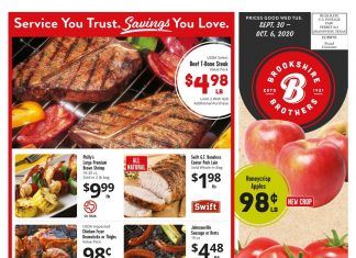 Brookshire Brothers Weekly Ad Sep 30 – Oct 06, 2020