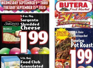 Butera Weekly Ad Sep 09 – Sep 15, 2020