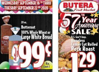 Butera Weekly Ad Sep 16 – Sep 22, 2020