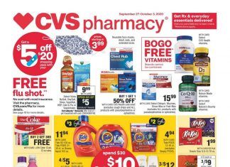 CVS Weekly Ad Sep 27 – Oct 03, 2020