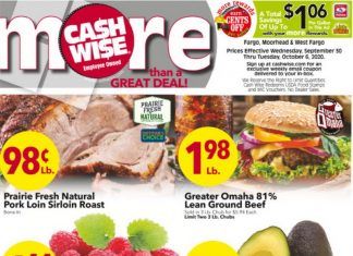Cash Wise Weekly Ad Sep 30 – Oct 06, 2020