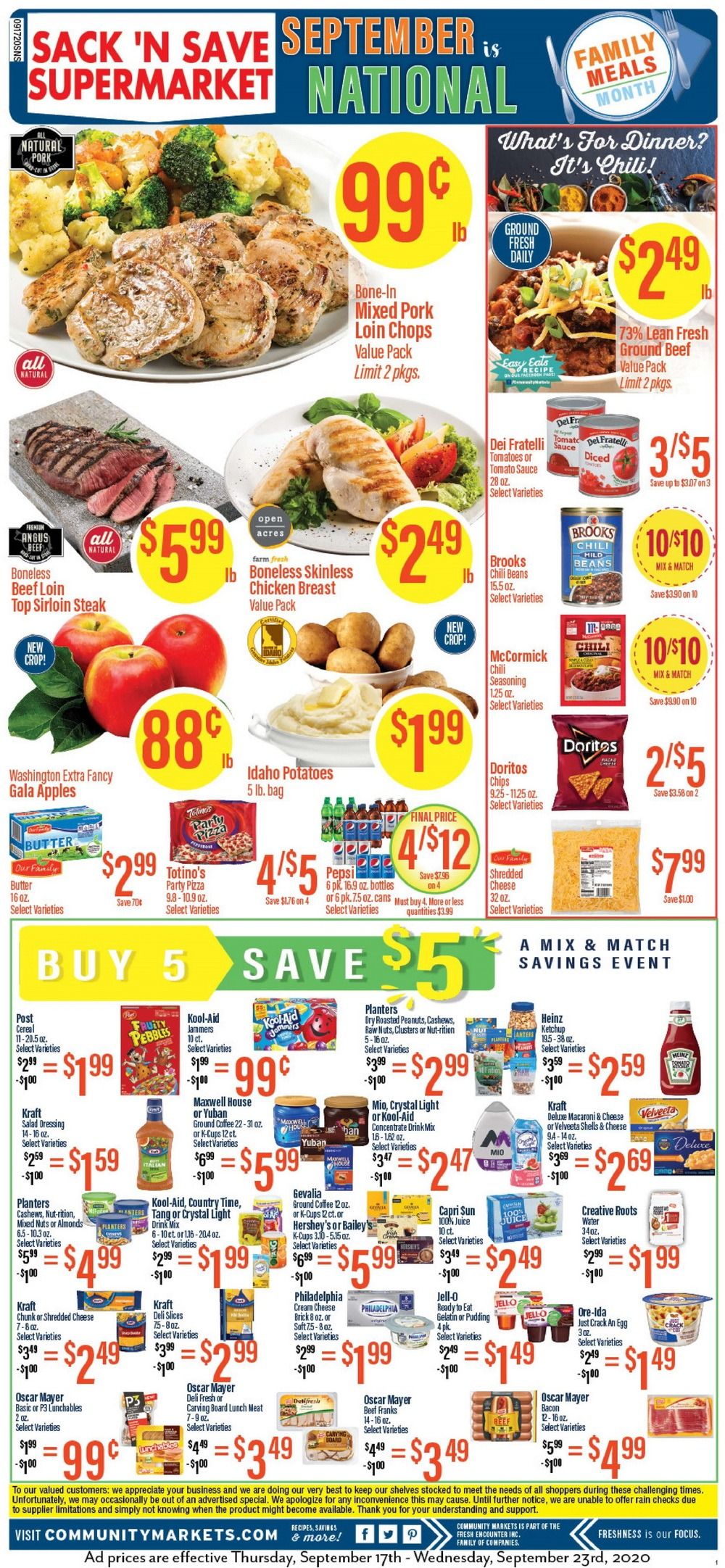 Community Markets Weekly Ad Sep 17 Sep 23, 2020