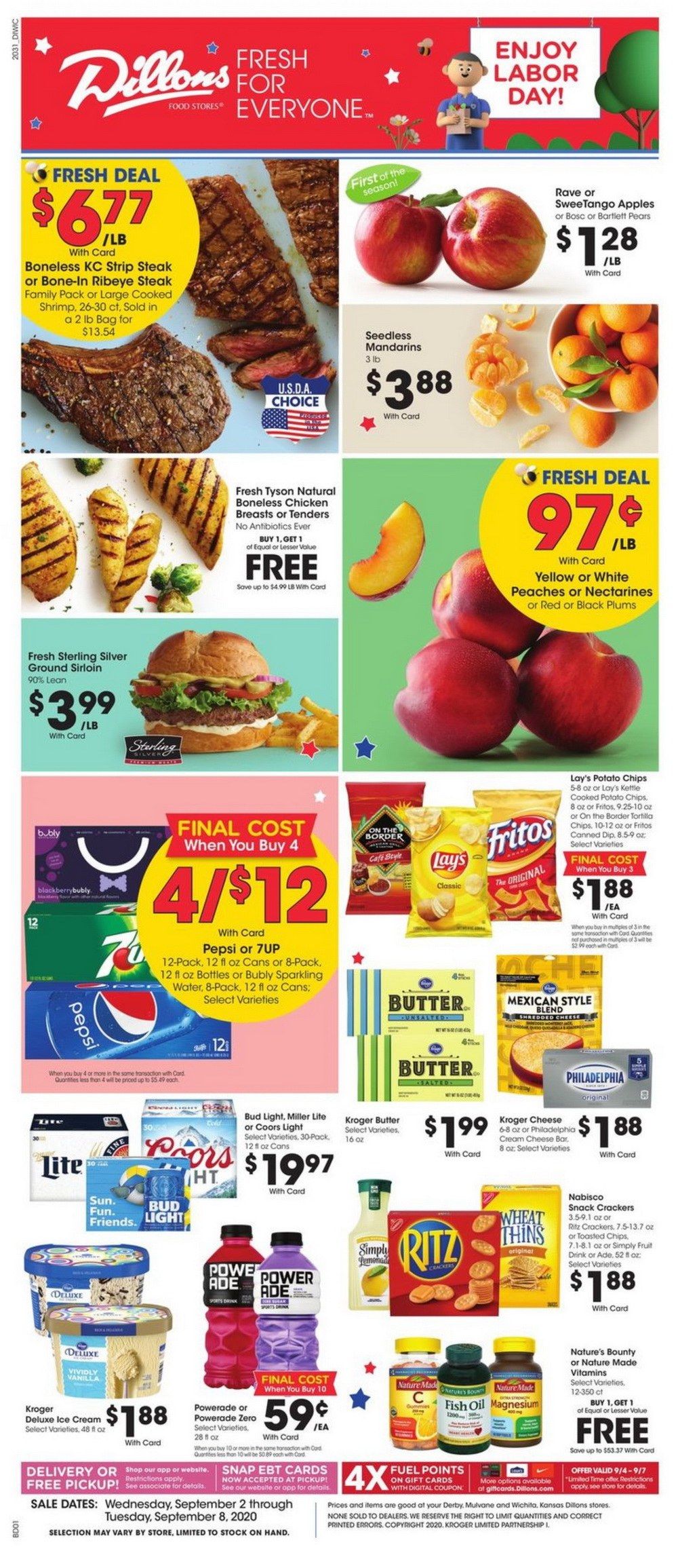 Dillons Weekly Ad Sep 02 Sep 08, 2020