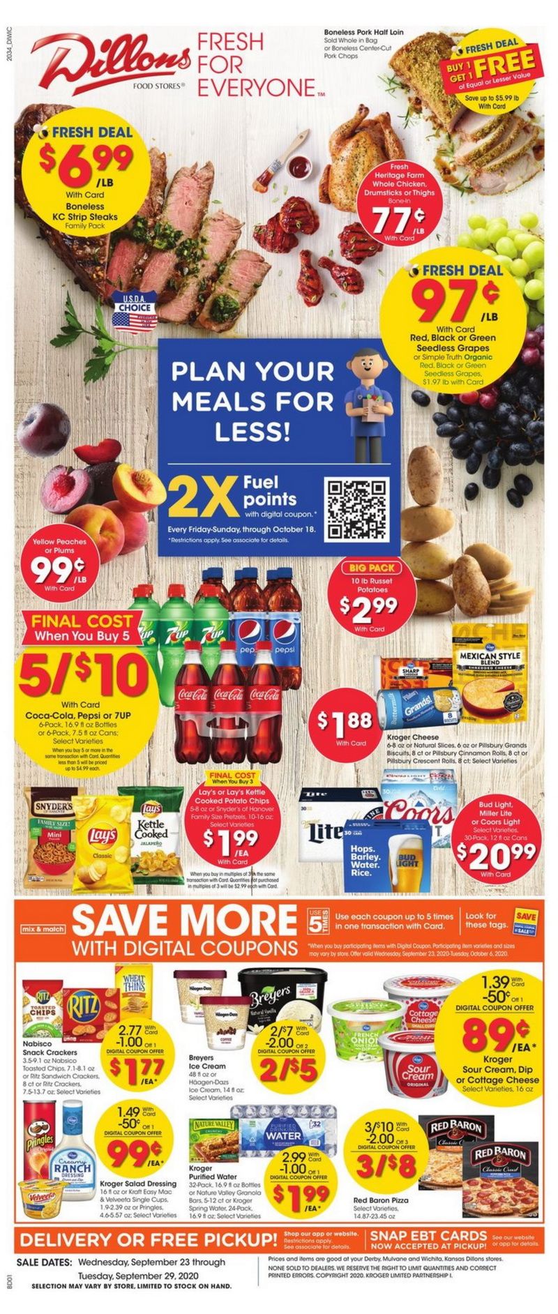 Dillons Weekly Ad Sep 23 Sep 29, 2020