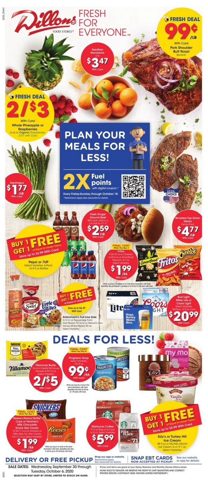 Dillons Weekly Ad Sep 30 Oct 06, 2020