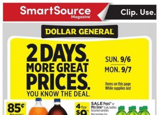 Dollar General Weekly Ad Sep 06 – Sep 12, 2020