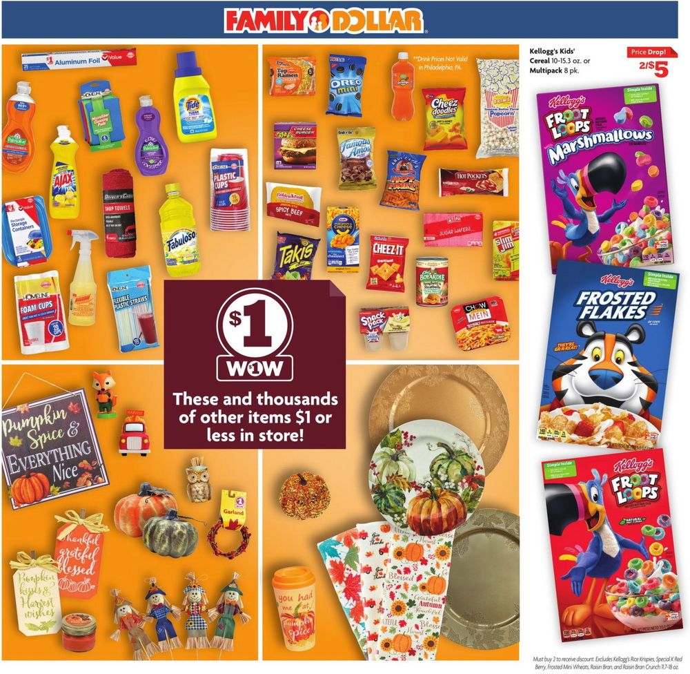 Family Dollar Weekly Ad Sep 20 Sep 26, 2020