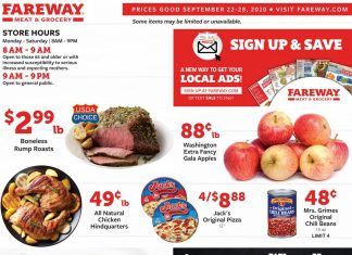 Fareway Weekly Ad Sep 22 – Sep 28, 2020