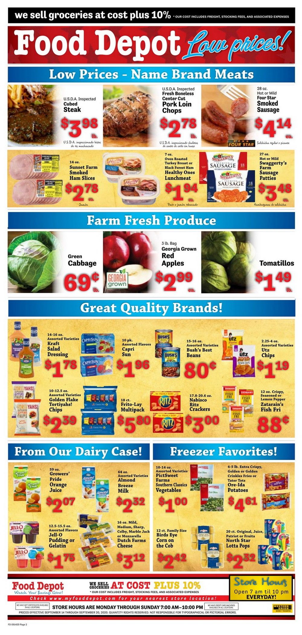 Food Depot Weekly Ad Sep 14 - Sep 20, 2020