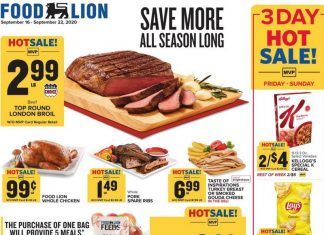 Food Lion Weekly Ad Sep 16 – Sep 22, 2020
