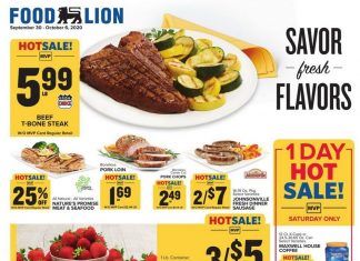 Food Lion Weekly Ad Sep 30 – Oct 06, 2020
