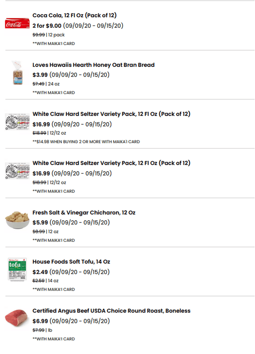 Foodland Super Market Weekly Ad Sep 09 Sep 15, 2020