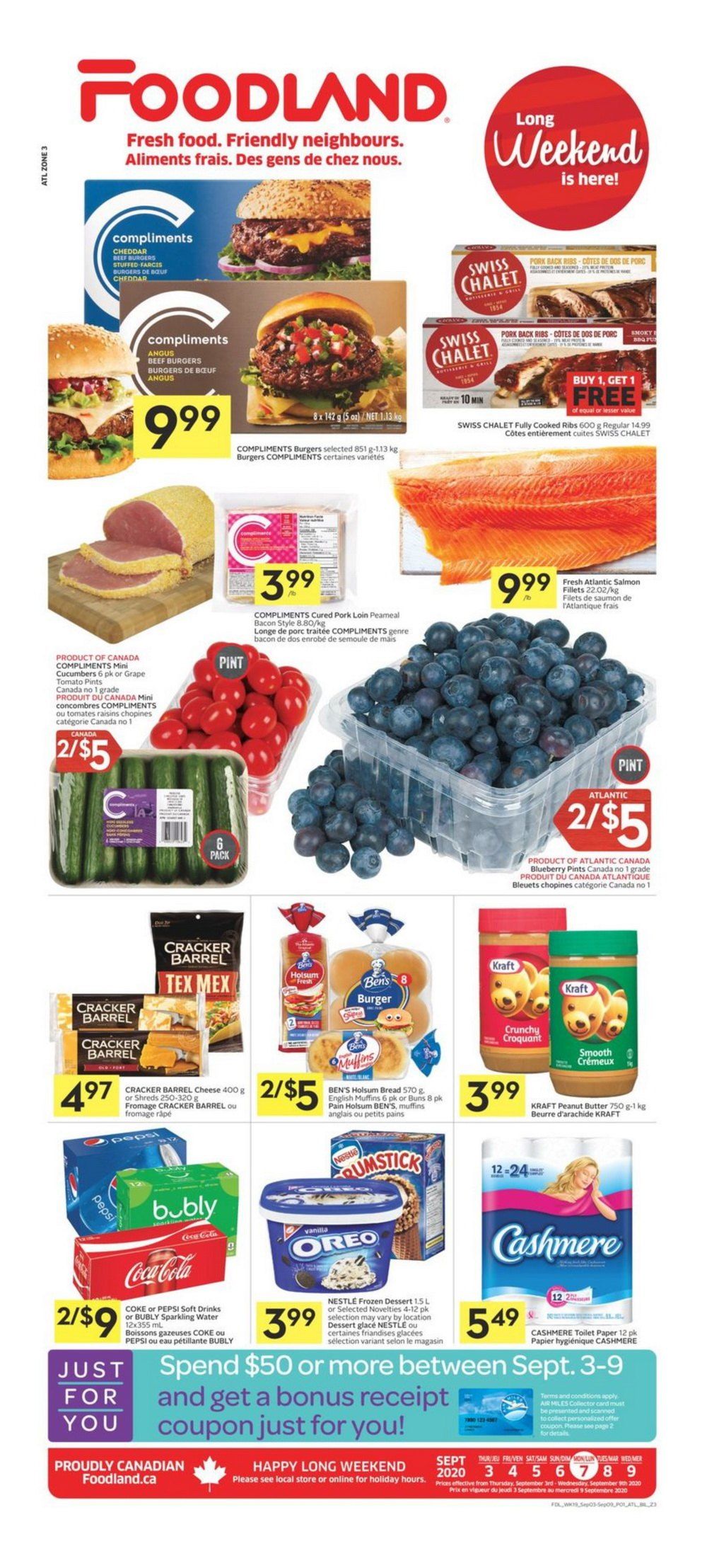 Foodland(Canada) Weekly Ad Sep 03 Sep 09, 2020