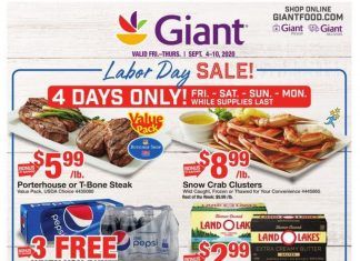 Giant Food Weekly Ad Sep 04 – Sep 10, 2020