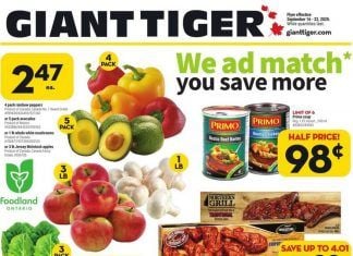 Giant Tiger Weekly Ad Sep 16 – Sep 22, 2020