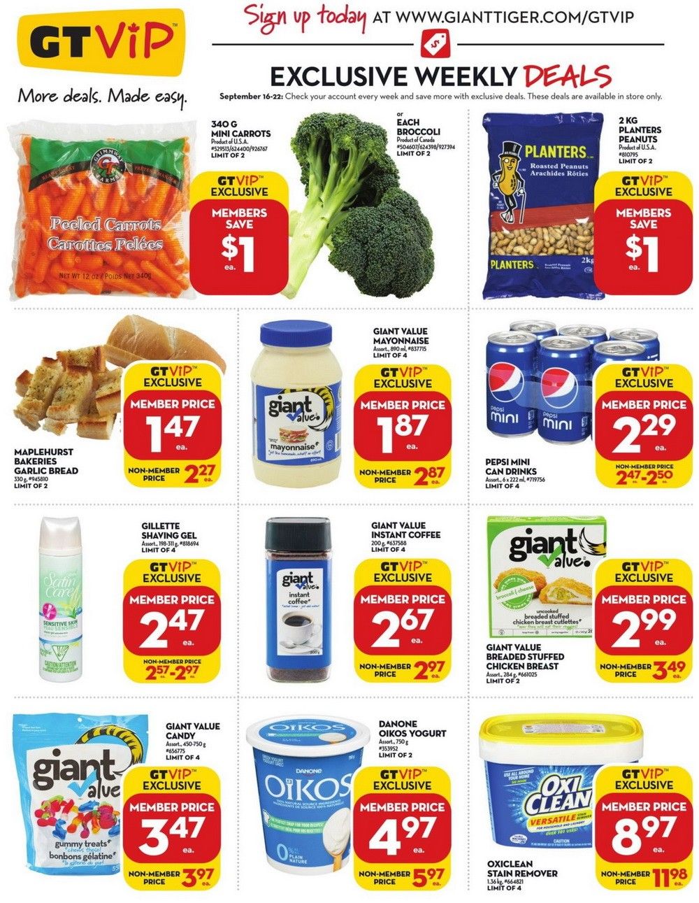 Giant Tiger Weekly Ad Sep 16 Sep 22, 2020