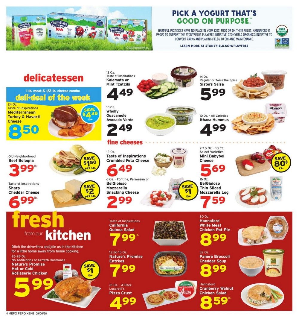 Hannaford Weekly Ad Sep 06 Sep 12, 2020