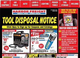 Harbor Freight Flyer Sale Oct 01 – Oct 31, 2020