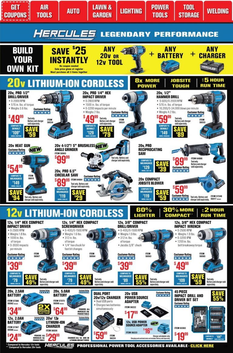 Harbor Freight Flyer Sale Oct 01 Oct 31, 2020