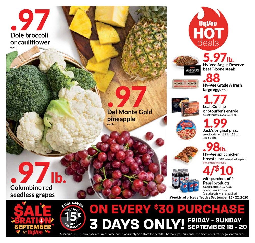 HyVee Weekly Ad Sep 16 Sep 22, 2020
