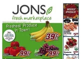 Jons Weekly Ad Sep 09 – Sep 15, 2020