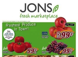 Jons Weekly Ad Sep 16 – Sep 22, 2020