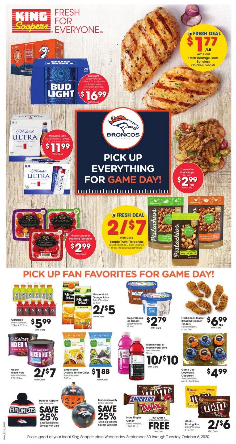 King Soopers Weekly Ad Sep 30 Oct 06, 2020