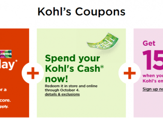 Kohls Coupons Sale Until Oct 06, 2020