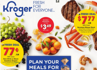 Kroger Weekly Ad Sep 30 – Oct 6, 2020