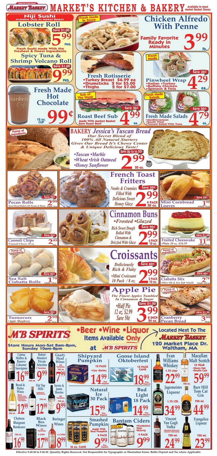 Market Basket Weekly Flyer Sep 20 Sep 26, 2020