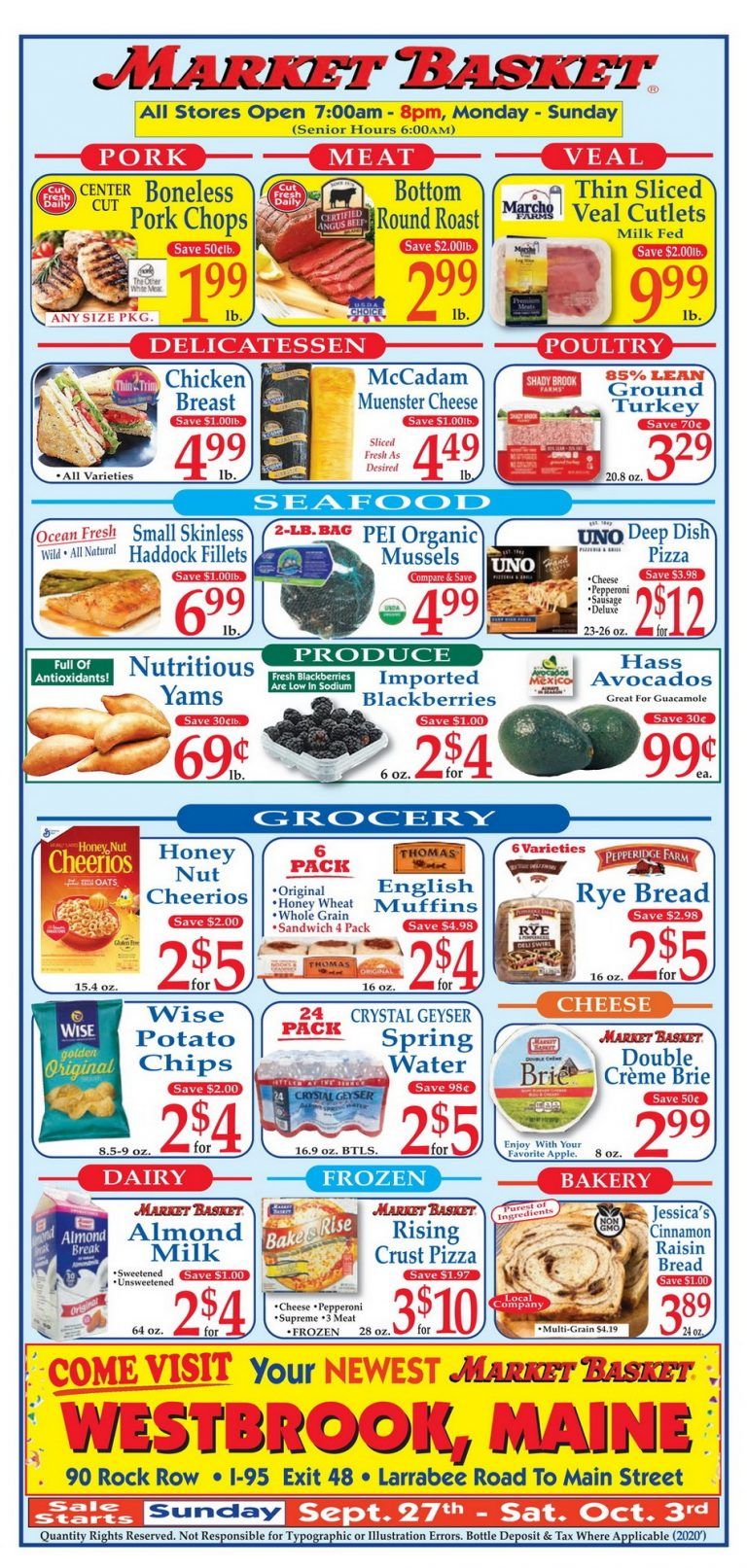 Market Basket Weekly Flyer Sep 27 Oct 03, 2020
