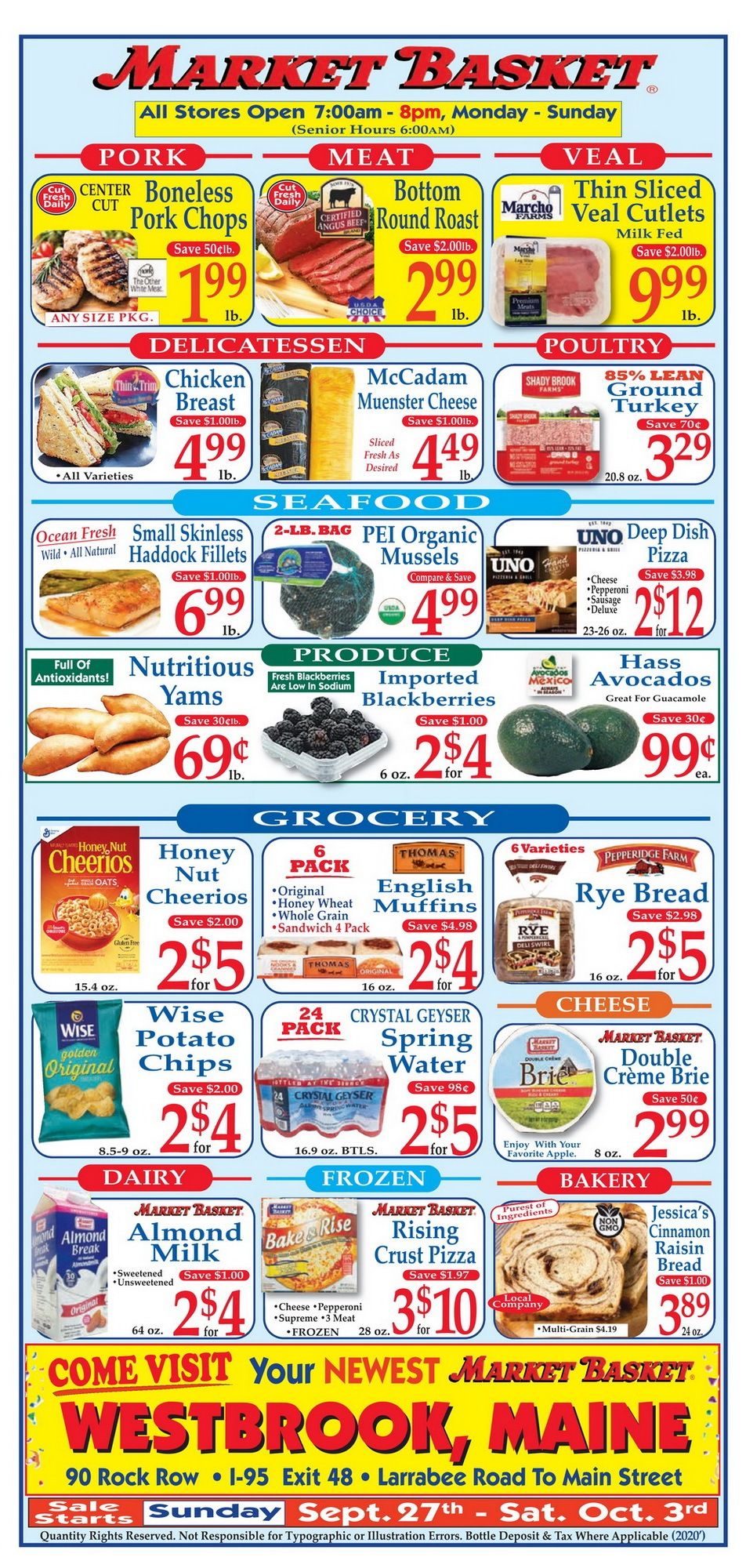 Market Basket Weekly Flyer Sep 27 Oct 03, 2020
