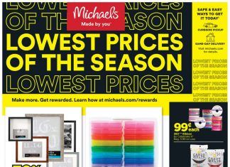Michaels Weekly Ad Sep 18 – Sep 26, 2020