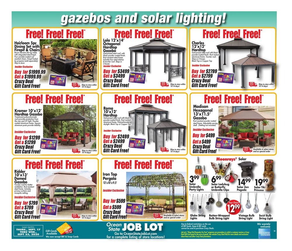 Ocean State Job Lot Weekly Ad Sep 17 Sep 23, 2020