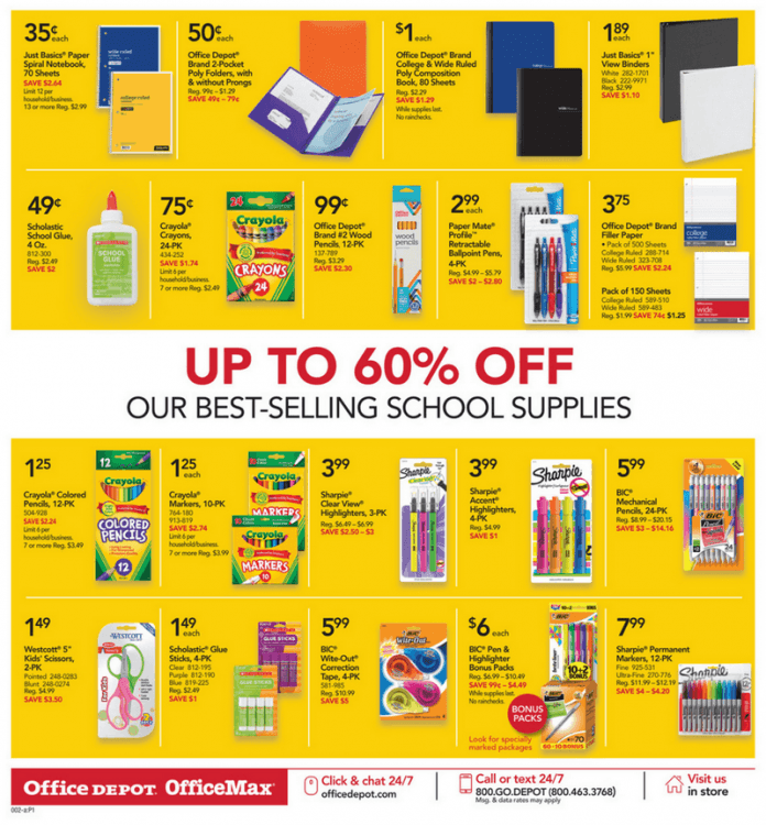 Office Depot Weekly Ad Sep 06 Sep 12, 2020