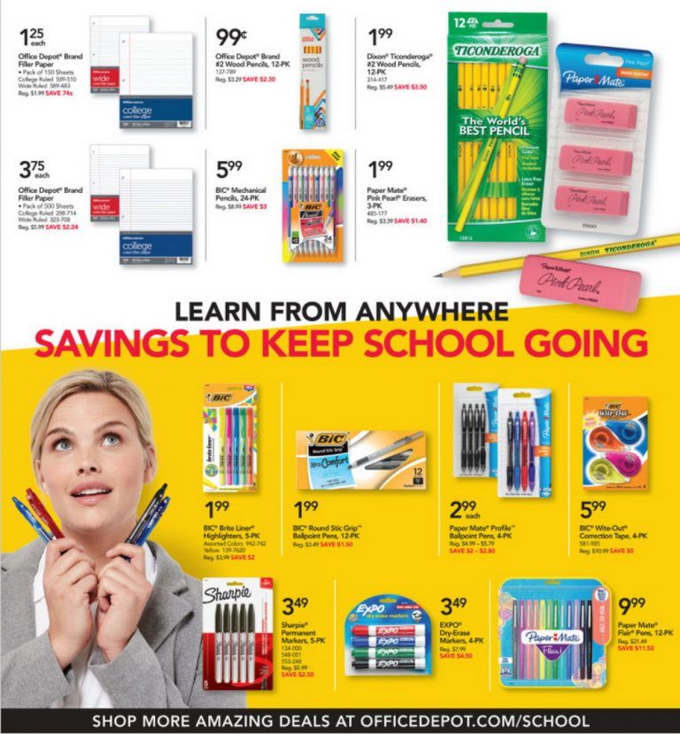 Office Depot Weekly Ad Sep 20 Sep 26, 2020