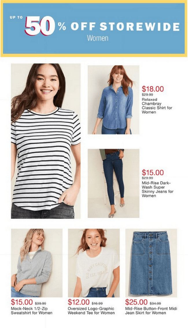 Old Navy Weekly Ad Sep 14 – Sep 21, 2020