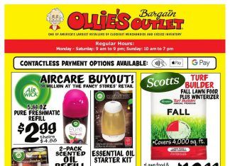 Ollie’s Weekly Ad Sep 09 – Sep 16, 2020