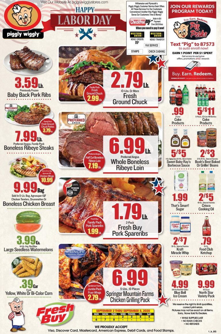 Piggly Wiggly Weekly Ad Sep 02 Sep 08, 2020