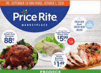 Price Rite Weekly Ad Sep 18 – Oct 01, 2020