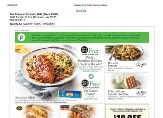 Publix Weekly Ad Sep 16 – Sep 22, 2020
