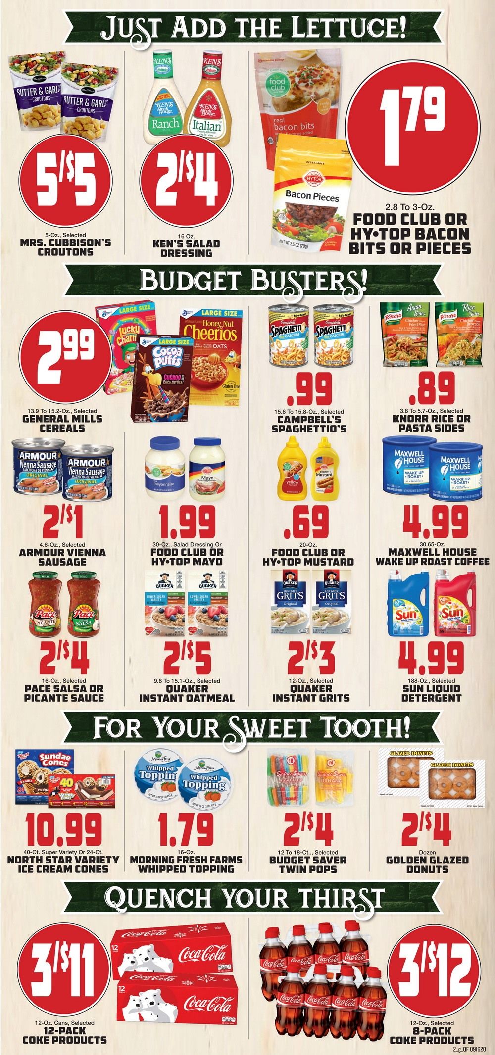 Quality Foods Weekly Ad Sep 16 Sep 22, 2020
