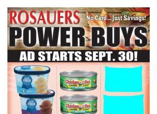 Rosauers Monthly Ad Sep 30 – Oct 27, 2020