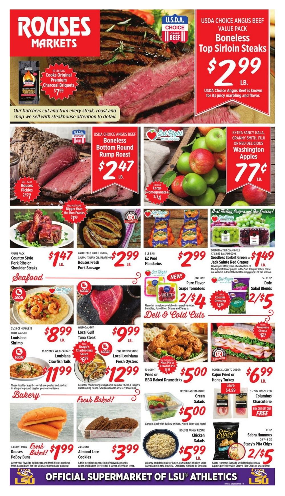 Rouses Markets Weekly Ad Sep 09 Sep 16, 2020
