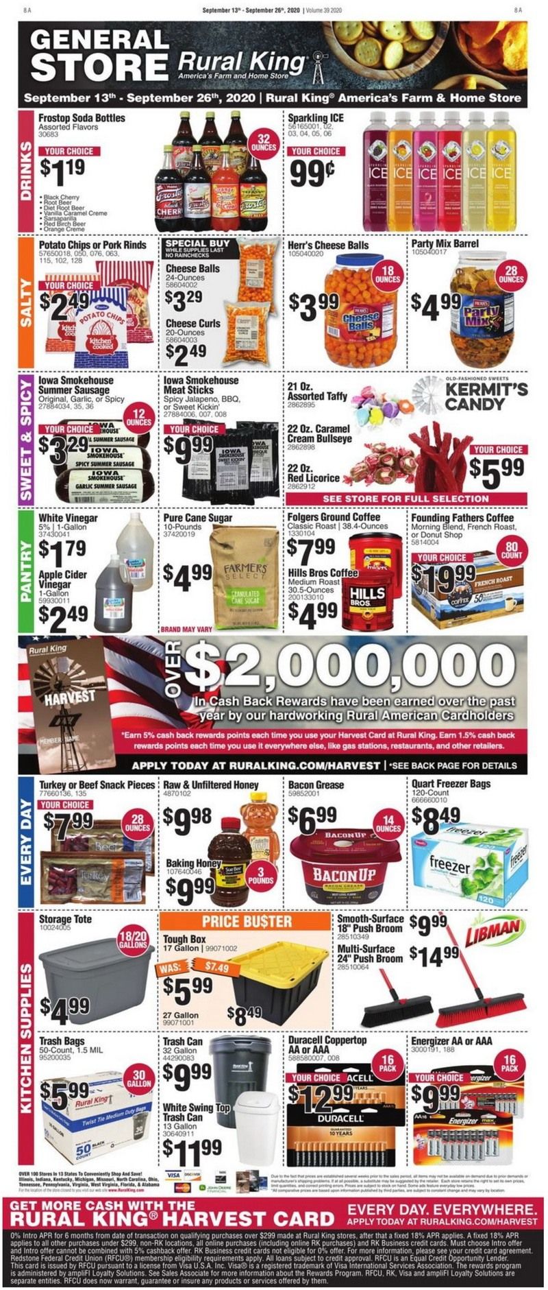 Rural King Weekly Ad Sep 13 Sep 26, 2020