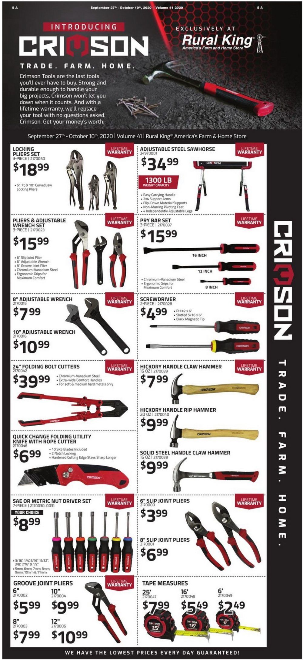 Rural King Weekly Ad Sep 27 Oct 10, 2020