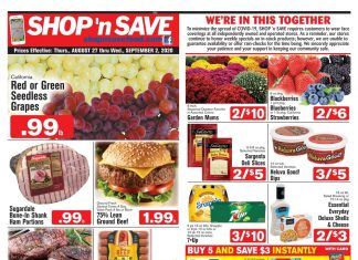 SHOP ‘n SAVE Weekly Ad Aug 27 – Sep 02, 2020