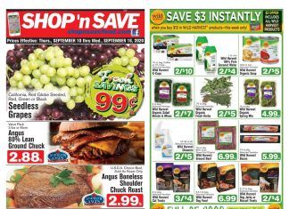SHOP ‘n SAVE Weekly Ad Sep 10 – Sep 16, 2020