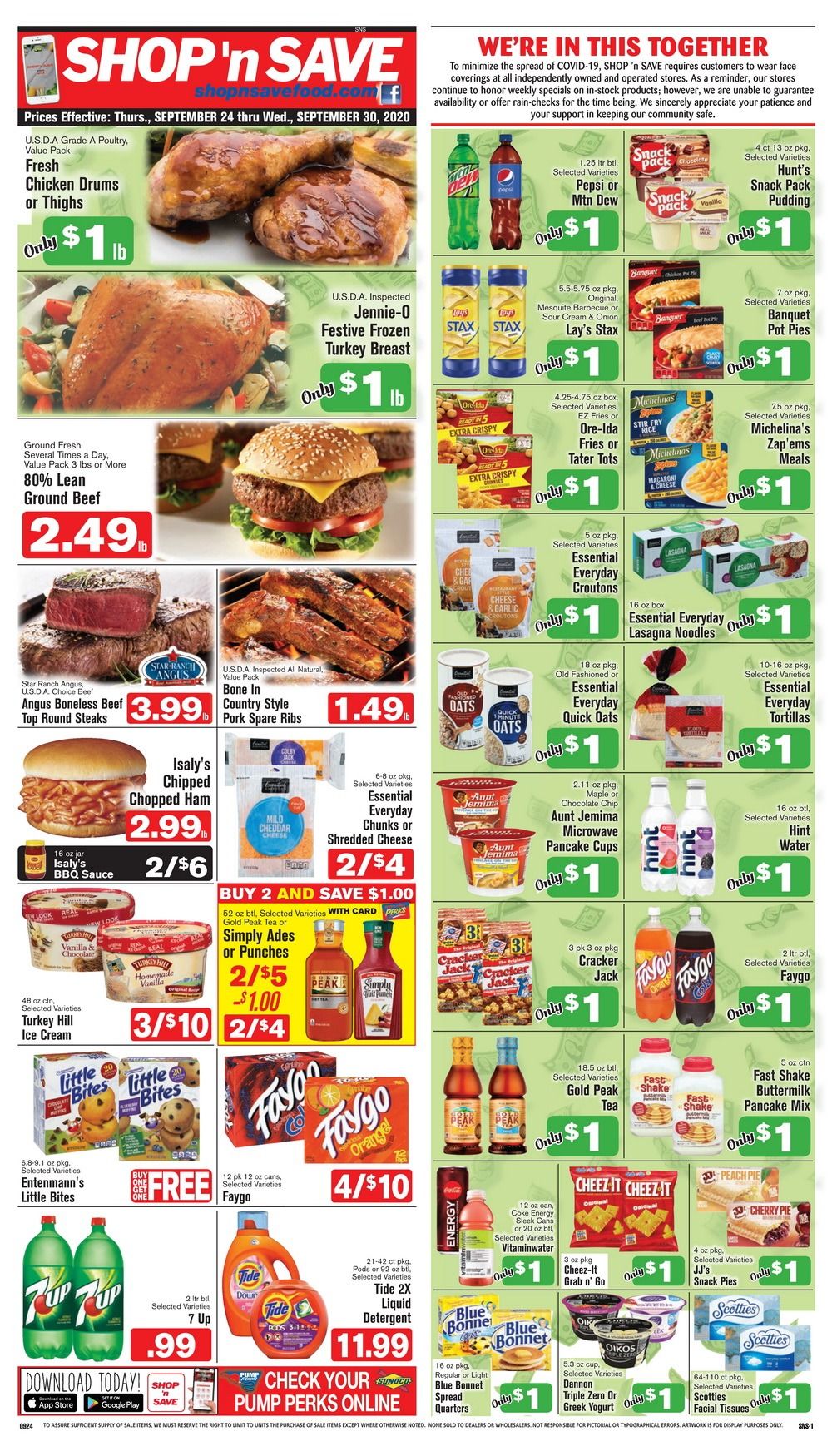 SHOP 'n SAVE Weekly Ad Sep 24 Sep 30, 2020